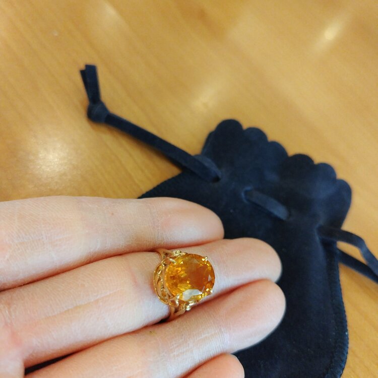 トパーズのK18イエローゴールドのリング（金・貴金属）の商品画像 - 査定依頼日：2026年1月15日 - 最高査定価格：60,000円