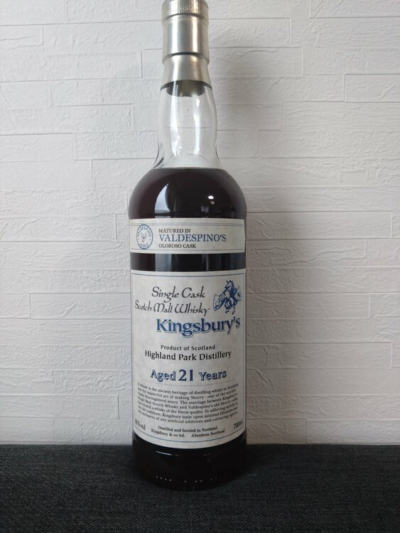 キングスバリーハイランドパーク21年（お酒）の商品画像 - 査定依頼日：2026年3月3日 - 最高査定価格：50,000円