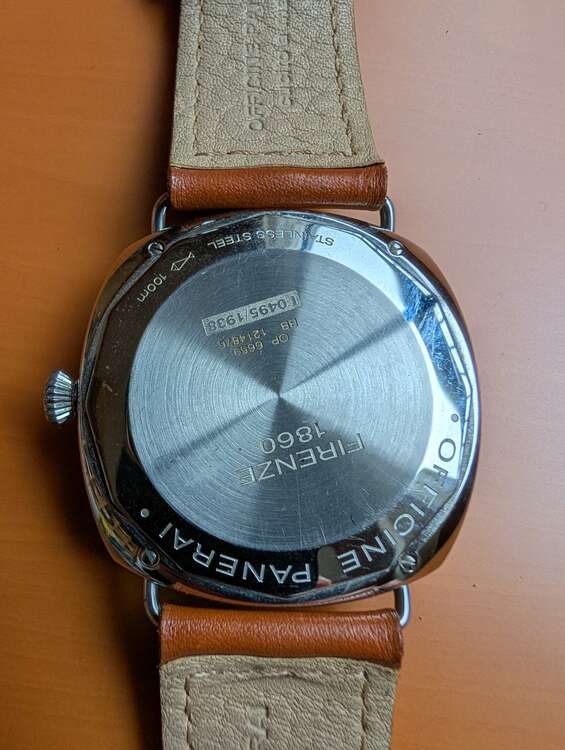 パネライ ラジオミール PAM0023（高級時計）の商品画像 - 査定依頼日：2025年6月1日 - 最高査定価格：620,000円