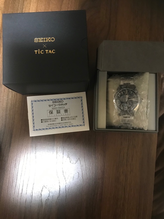 SEIKO×TiCTAC 記念コラボレーション SZSB006 自動巻 メンズ（高級時計）の商品画像 - 査定依頼日：2025年12月22日 - 最高査定価格：25,000円