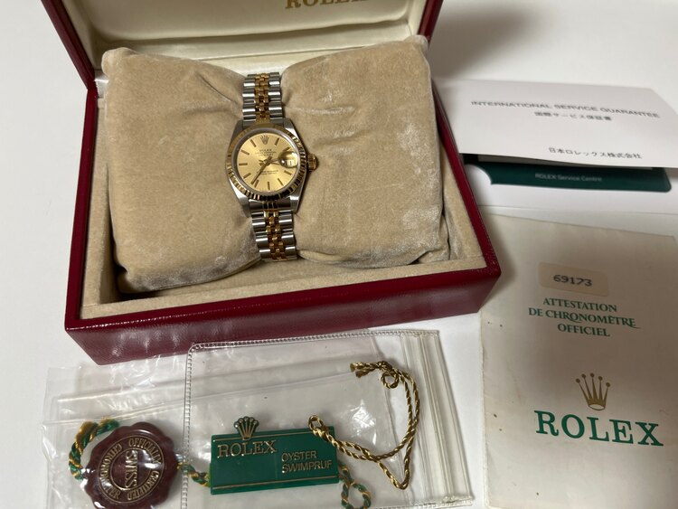 ロレックス デイトジャスト 69173（高級時計）の商品画像 - 査定依頼日：2025年1月30日 - 最高査定価格：550,000円