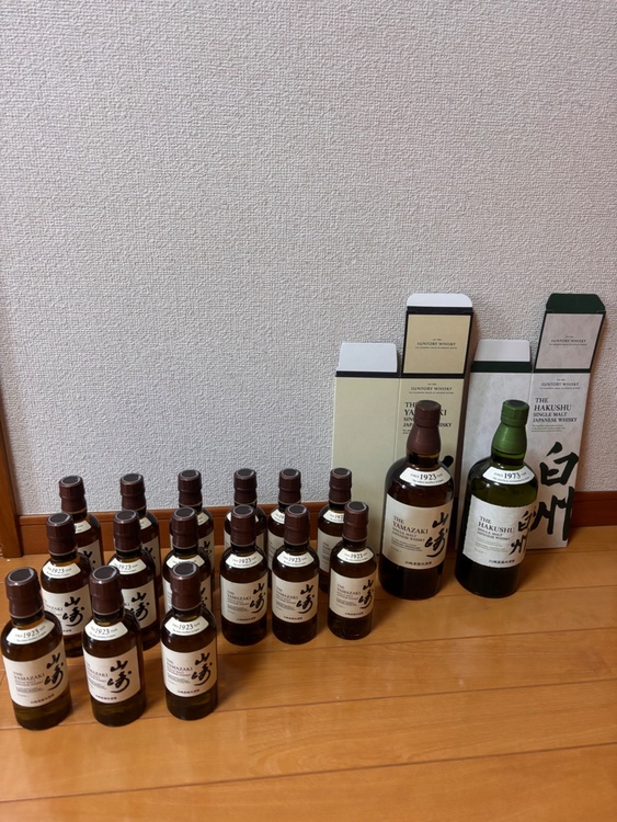 サントリー　山崎　白州（お酒）の商品画像 - 査定依頼日：2026年6月7日 - 最高査定価格：52,800円