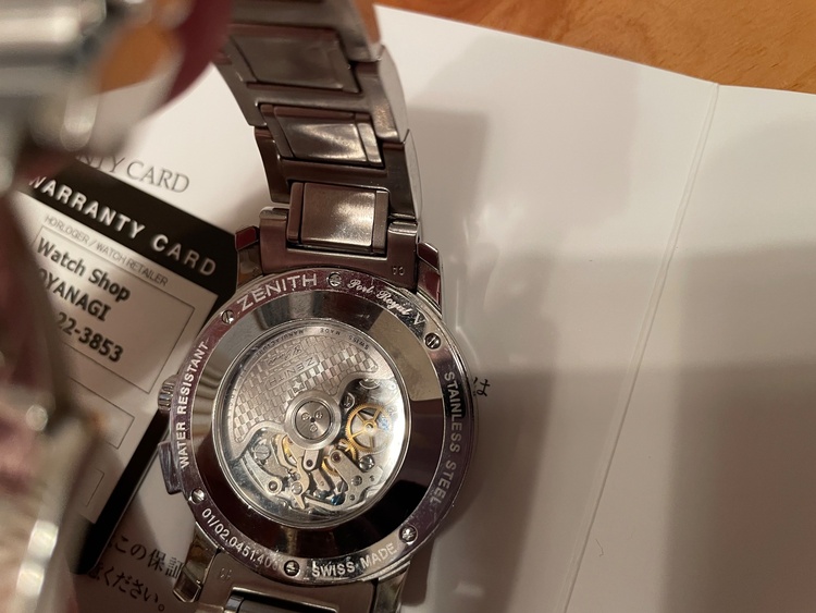 ゼニス エルプリメロ 1（高級時計）の商品画像 - 査定依頼日：2025年12月17日 - 最高査定価格：255,000円