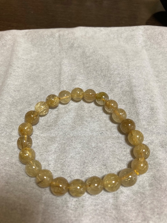 タイガーアイブレスレット ルチルクォーツブレスレット（宝石）の商品画像 - 査定依頼日：2025年6月28日 - 最高査定価格：1,300円