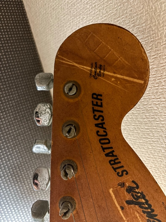 1969年製ストラトキャスター トレモロ無し　シリアルナンバー598521（ピアノ・楽器・PA機材）の商品画像 - 査定依頼日：2026年4月13日 - 最高査定価格：460,000円