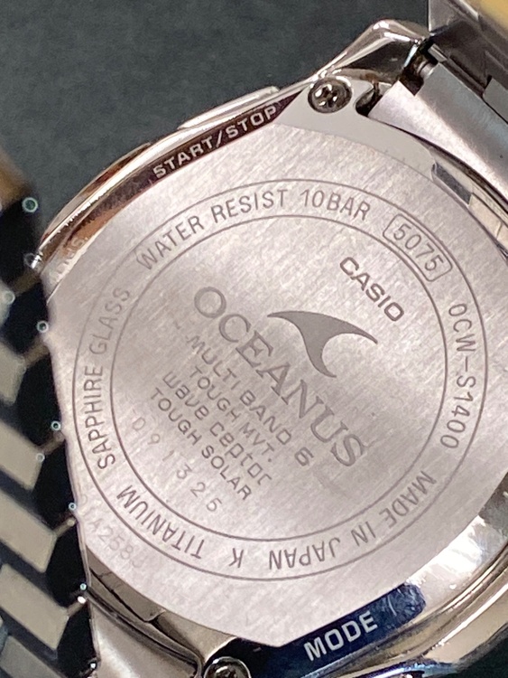 CASIOカシオ オシアナスマンタ （高級時計）の商品画像 - 査定依頼日：2026年3月8日 - 最高査定価格：10,000円