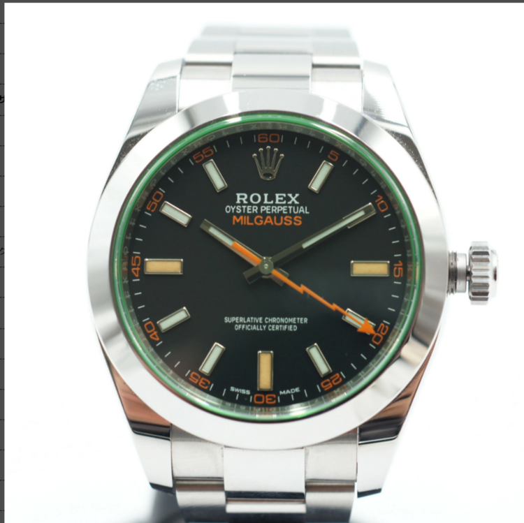 ロレックス ミルガウス ミルガウス（高級時計）の商品画像 - 査定依頼日：2025年7月2日 - 最高査定価格：1,400,000円