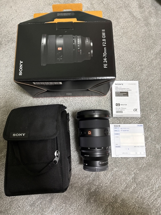 GMASTER FE 24-70mm F2.8（カメラ）の商品画像 - 査定依頼日：2026年8月11日 - 最高査定価格：190,000円