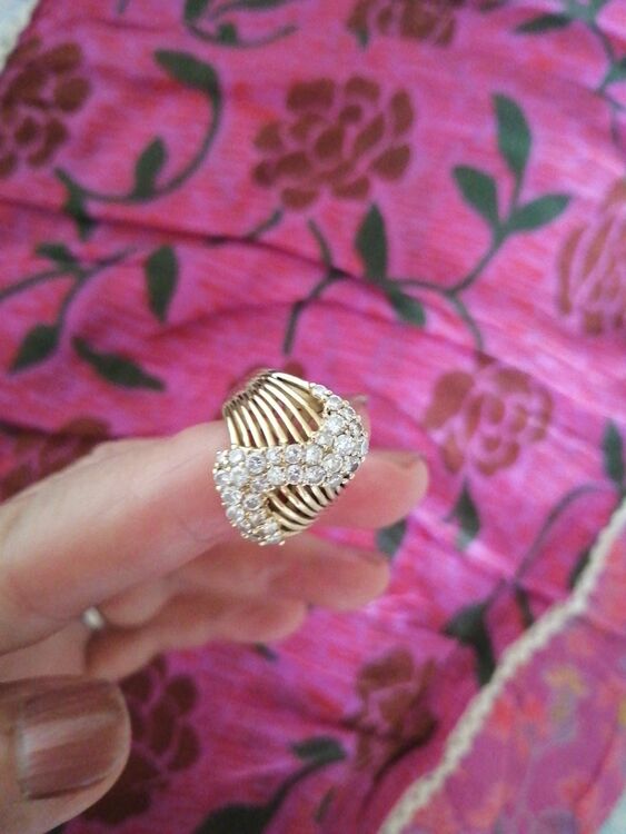 ダイヤモンドの18kリング（金・貴金属）の商品画像 - 査定依頼日：2025年7月30日 - 最高査定価格：150,000円