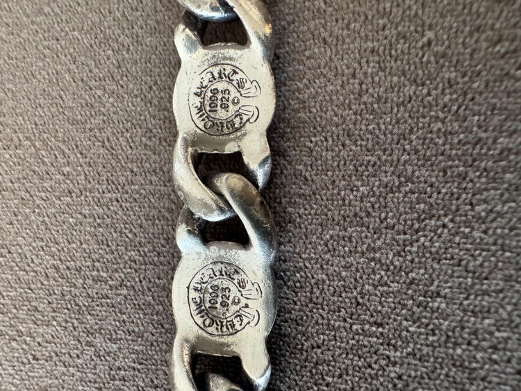 クロムハーツ　フローラルリンクオールドブレスレット　7リンク（古着・ファッション）の商品画像 - 査定依頼日：2026年1月20日 - 最高査定価格：250,000円