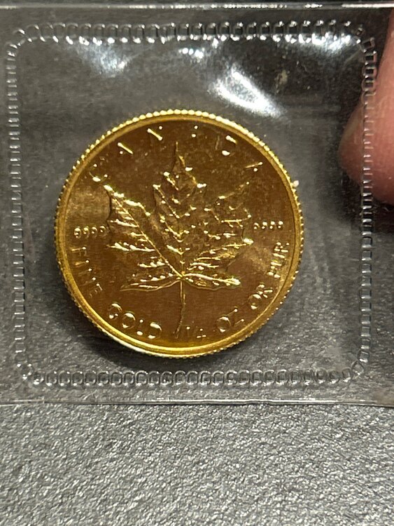 メイプルリーフ1／4オンス（金・貴金属）の商品画像 - 査定依頼日：2025年1月9日 - 最高査定価格：100,000円