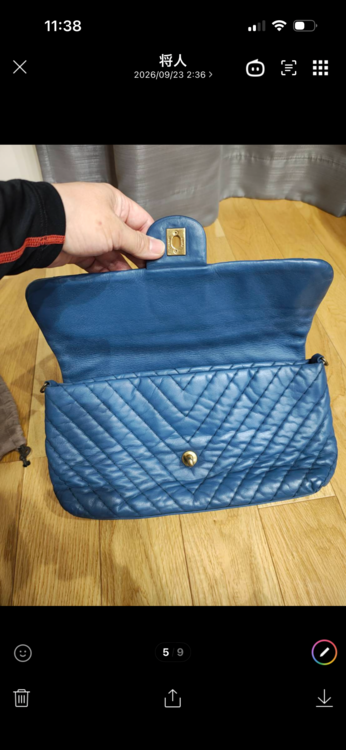 シャネルvステッチ水色（ブランドバッグ）の商品画像 - 査定依頼日：2026年9月23日 - 最高査定価格：100,000円