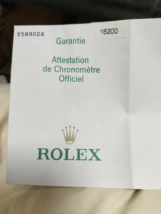 ロレックス デイトジャスト 16200（高級時計）の商品画像 - 査定依頼日：2026年1月23日 - 最高査定価格：960,000円
