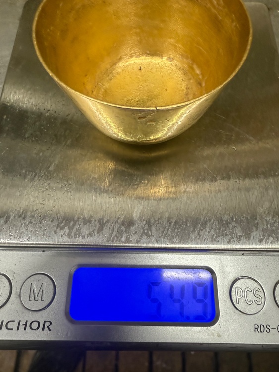 仏壇用水入れ（金・貴金属）の商品画像 - 査定依頼日：2026年2月5日 - 最高査定価格：1,050,000円