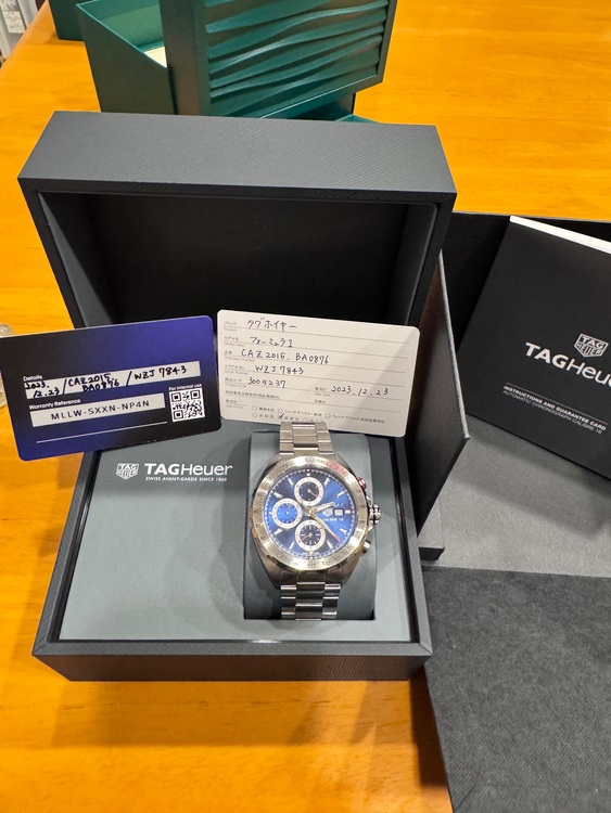 タグホイヤー フォーミュラ （高級時計）の商品画像 - 査定依頼日：2025年9月20日 - 最高査定価格：190,000円
