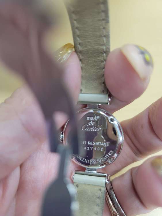 カルティエマストコリゼ　SV925文字盤　レディース（高級時計）の商品画像 - 査定依頼日：2023年10月5日 - 最高査定価格：120,000円