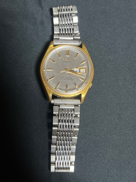 Seikomatic weekdaer 35石（高級時計）の商品画像 - 査定依頼日：2025年7月4日 - 最高査定価格：5,000円