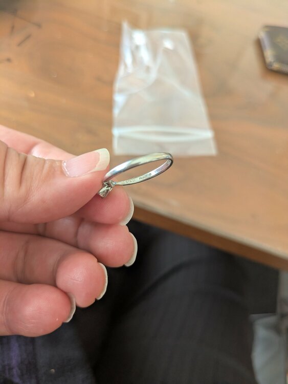 プラチナダイヤモンドリング（宝石）の商品画像 - 査定依頼日：2025年12月30日 - 最高査定価格：150,000円