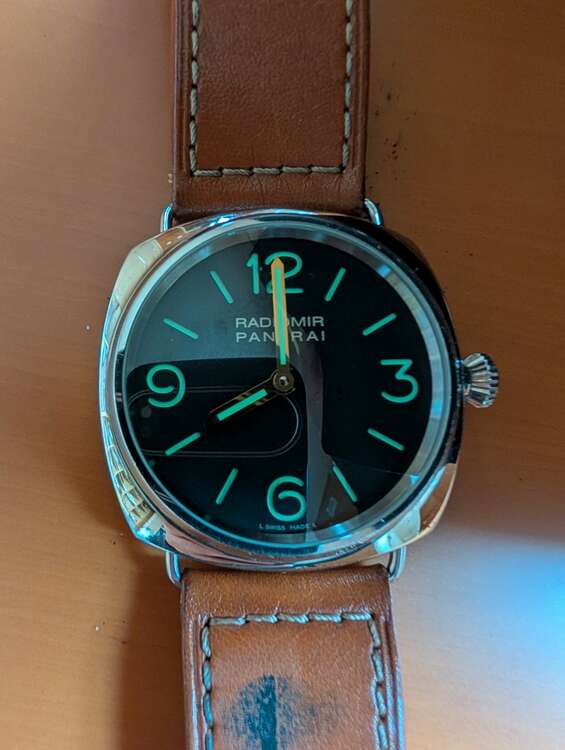 パネライ ラジオミール PAM0023（高級時計）の商品画像 - 査定依頼日：2025年6月1日 - 最高査定価格：620,000円