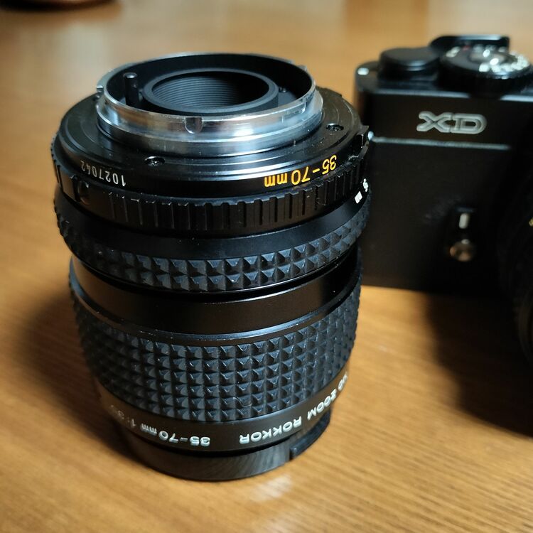 MINOLTAXDブラック35-70mm50mm（カメラ）の商品画像 - 査定依頼日：2025年11月15日 - 最高査定価格：10,000円