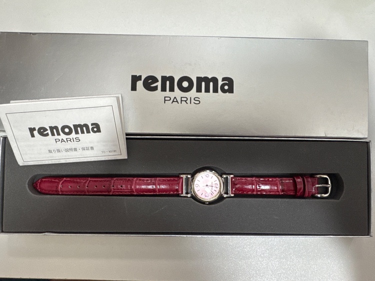 renoma paris レディース時計（高級時計）の商品画像 - 査定依頼日：2026年9月22日 - 最高査定価格：100,000円
