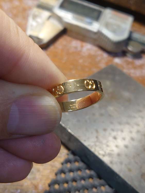 18K Gucciアイコン イエローゴールドリング（金・貴金属）の商品画像 - 査定依頼日：2022年9月4日 - 最高査定価格：25,000円