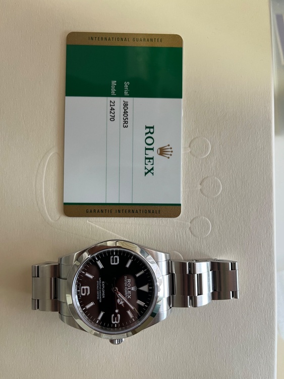 ロレックス エクスプローラー 21427（高級時計）の商品画像 - 査定依頼日：2026年1月12日 - 最高査定価格：1,170,000円