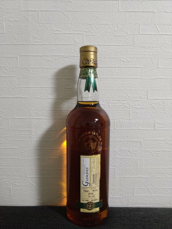 ダンカンテイラーグレンリベット22年（お酒）の商品画像 - 査定依頼日：2026年3月17日 - 最高査定価格：20,000円