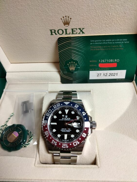 GMTマスターⅡ（高級時計）の商品画像 - 査定依頼日：2025年8月23日 - 最高査定価格：3,200,000円