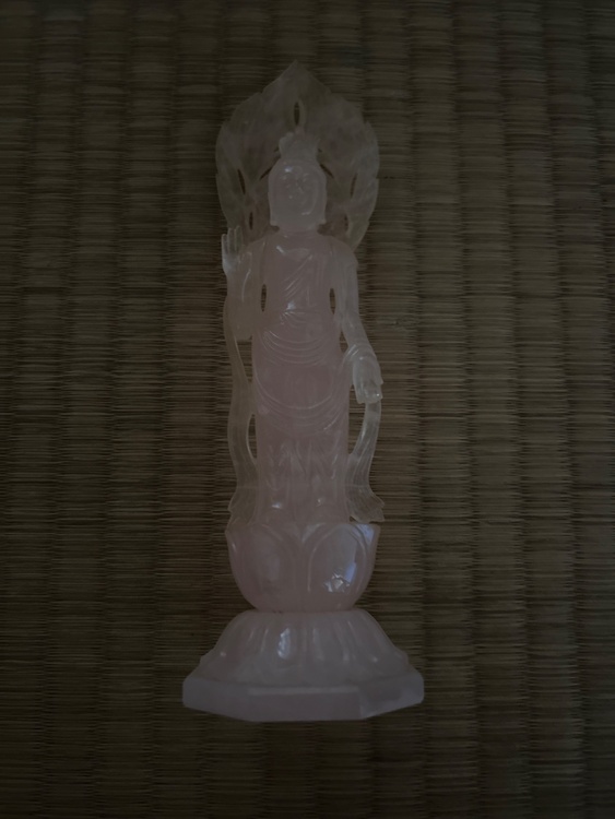 水晶？の仏像（美術品・骨董品）の商品画像 - 査定依頼日：2026年8月2日 - 最高査定価格：3,000円