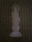 水晶？の仏像（美術品・骨董品）の商品画像 - 査定依頼日：2026年8月2日 - 最高査定価格：3,000円