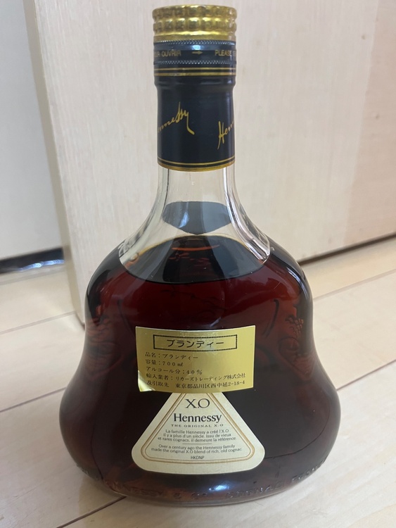 ヘネシーXO 金キャップ（お酒）の商品画像 - 査定依頼日：2026年3月24日 - 最高査定価格：60,000円