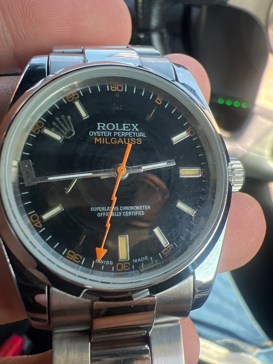 ロレックス ミルガウス （高級時計）の商品画像 - 査定依頼日：2026年3月21日 - 最高査定価格：100,000円