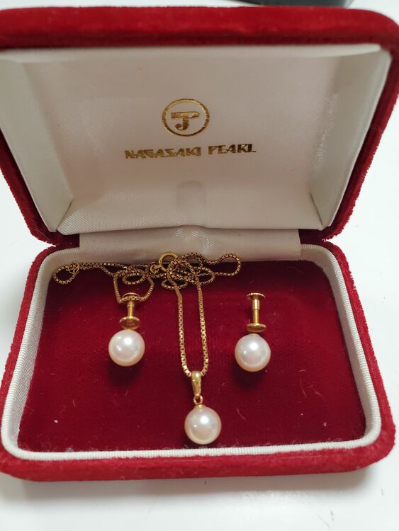 ネックレスとイヤリングセット（宝石）の商品画像 - 査定依頼日：2025年10月6日 - 最高査定価格：130,000円