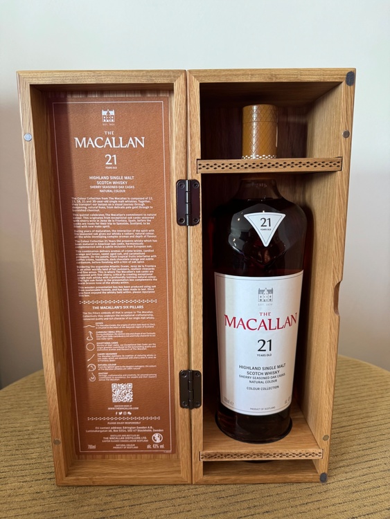 THE MACALLAN 21 YEARS OLD（お酒）の商品画像 - 査定依頼日：2026年3月7日 - 最高査定価格：85,000円