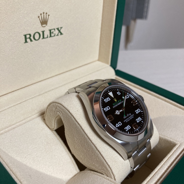 ロレックス　エアキング（高級時計）の商品画像 - 査定依頼日：2025年8月16日 - 最高査定価格：1,150,000円