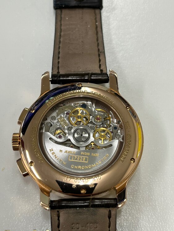 ゼニス エルプリメロ （高級時計）の商品画像 - 査定依頼日：2025年3月31日 - 最高査定価格：1,050,000円