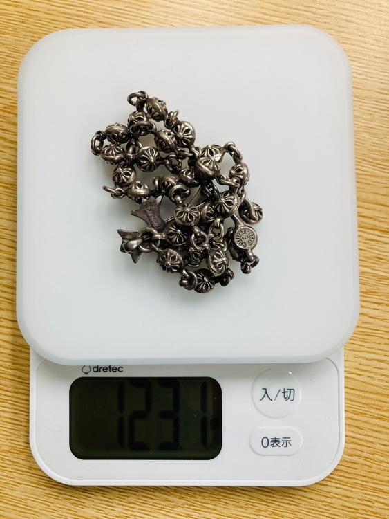CHROME HEARTS　クロスボールチェーン スモールCHクロス ネックレ（古着・ファッション）の商品画像 - 査定依頼日：2026年7月25日 - 最高査定価格：100,000円