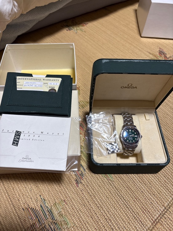 シーマスター　ジャックマイヨール（高級時計）の商品画像 - 査定依頼日：2025年8月27日 - 最高査定価格：250,000円