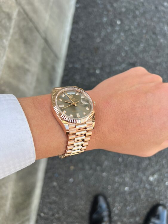 デイデイト36（高級時計）の商品画像 - 査定依頼日：2025年4月17日 - 最高査定価格：6,100,000円