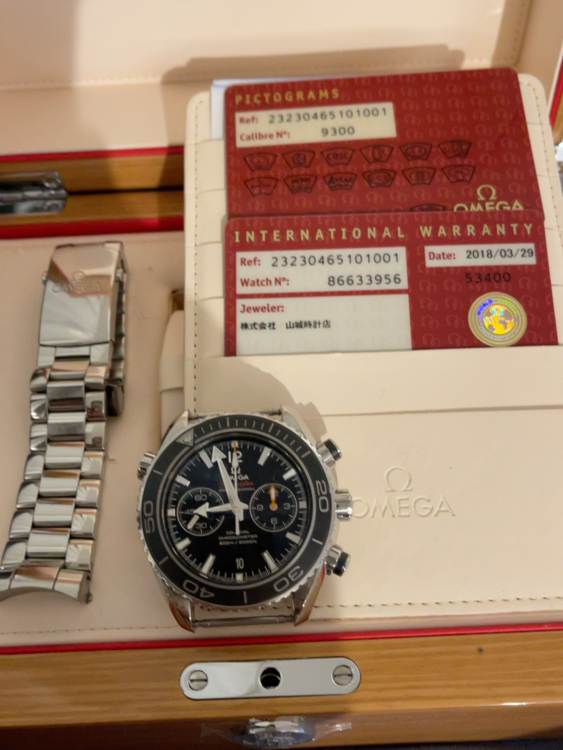 OMEGA シーマスター プラネットオーシャン（高級時計）の商品画像 - 査定依頼日：2026年9月15日 - 最高査定価格：100,000円