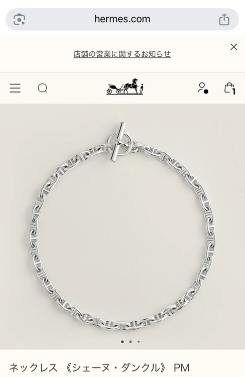 シェーヌダンクルネックレスPM（古着・ファッション）の商品画像 - 査定依頼日：2025年5月31日 - 最高査定価格：200,000円