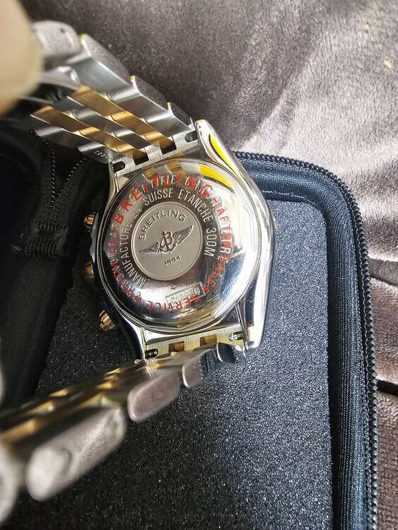 ブライトリング クロノマット 13356（高級時計）の商品画像 - 査定依頼日：2025年3月18日 - 最高査定価格：500,000円