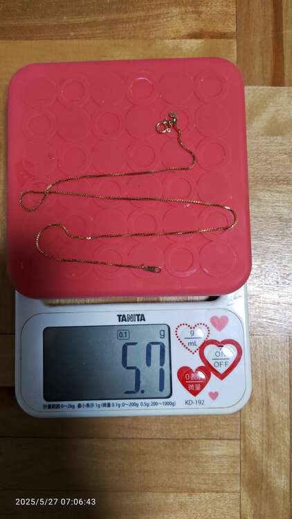 ネックレス（金・貴金属）の商品画像 - 査定依頼日：2025年5月27日 - 最高査定価格：70,000円