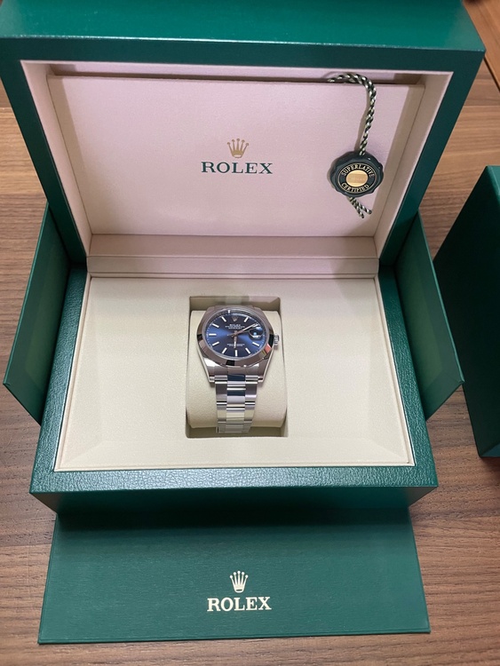 ブルーオイスター（高級時計）の商品画像 - 査定依頼日：2026年3月27日 - 最高査定価格：1,650,000円