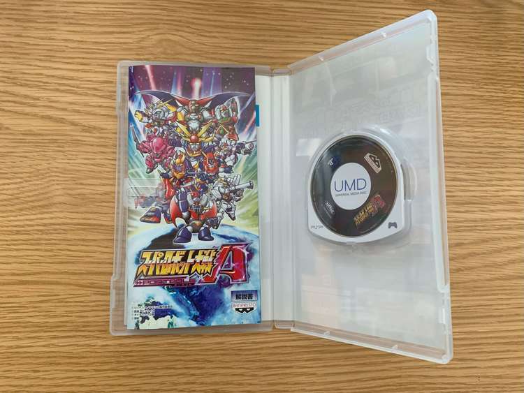 スーパーロボット大戦A PORTABLE（ゲーム機本体・ゲームソフト）の商品画像 - 査定依頼日：2023年9月2日 - 最高査定価格：1,000円