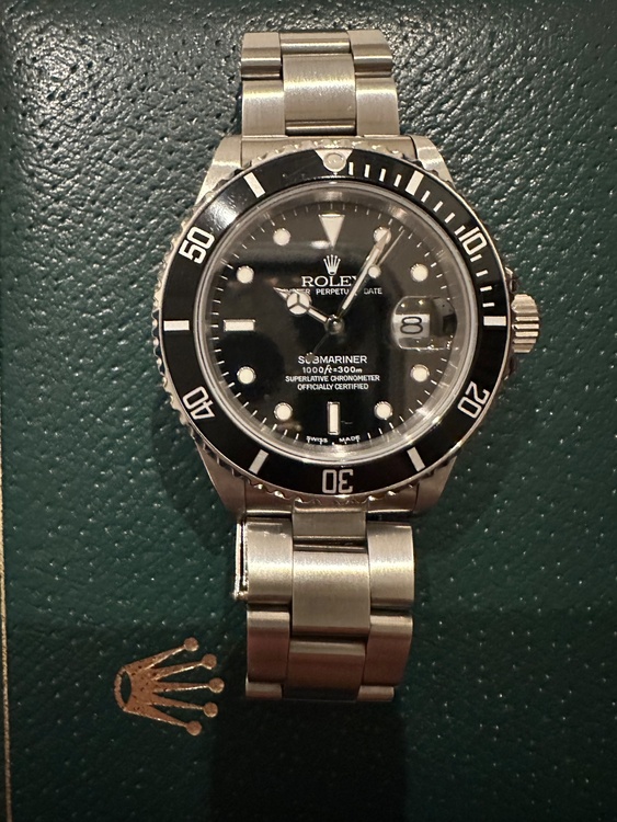 ロレックス サブマリーナー 168000（高級時計）の商品画像 - 査定依頼日：2025年12月11日 - 最高査定価格：1,250,000円