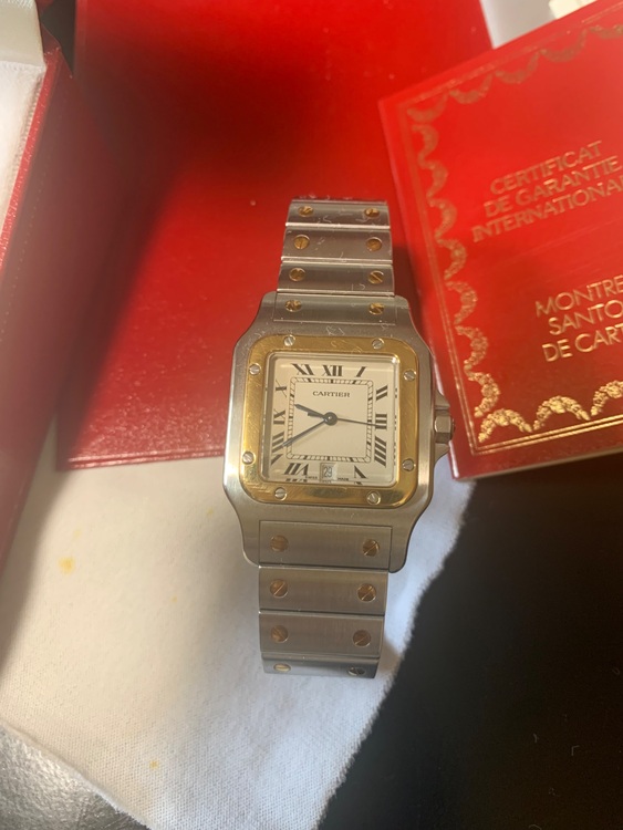 カルティエ サントス W20011C（高級時計）の商品画像 - 査定依頼日：2025年6月24日 - 最高査定価格：550,000円