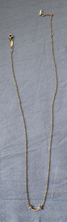 ティファニー　Tスマイル ネックレス　ミニ　K18YG（金・貴金属）の商品画像 - 査定依頼日：2025年5月13日 - 最高査定価格：120,000円