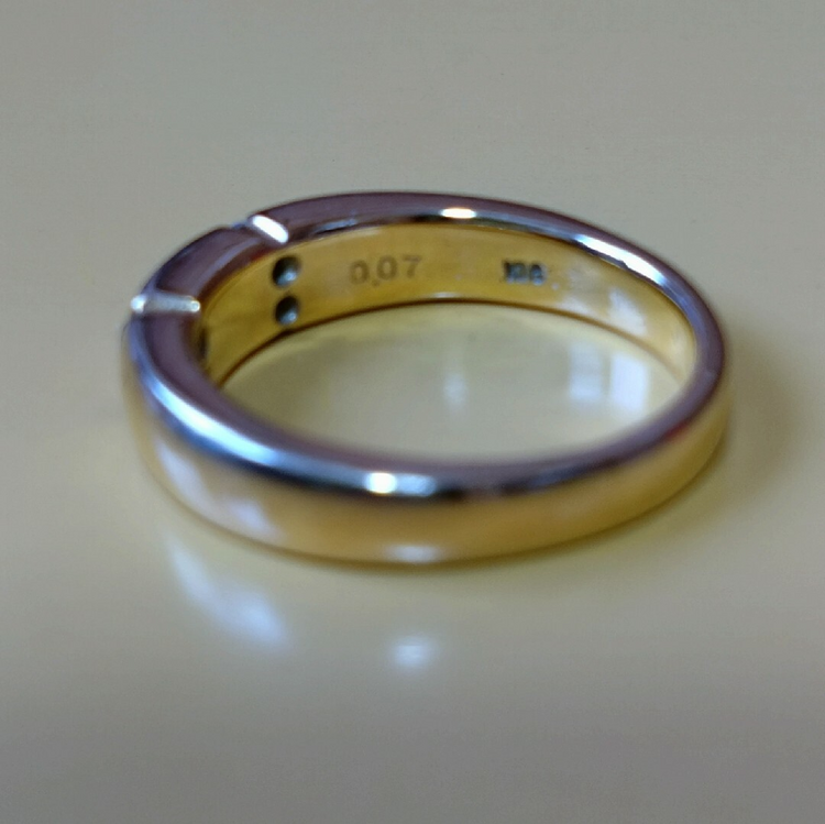 18金メレダイヤ付きリング（金・貴金属）の商品画像 - 査定依頼日：2024年5月18日 - 最高査定価格：71,000円